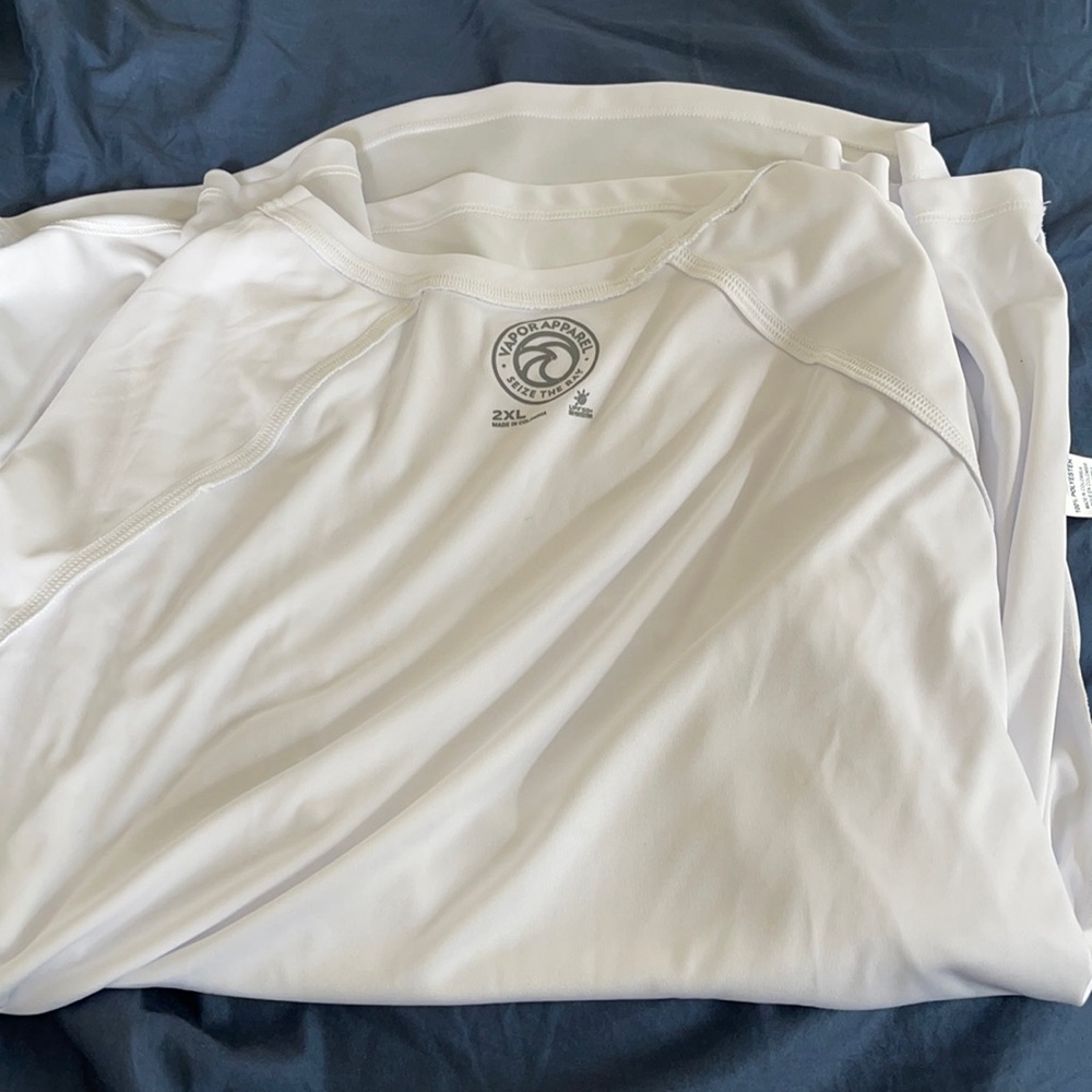 Vapor apparel long sleeve tshirt with upf 50+ protection